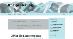 Desktop Screenshot of kneipenlesung.de